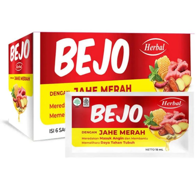 

Bejo Bintang Toedjoe Jahe Merah 6 sachet x 15ml