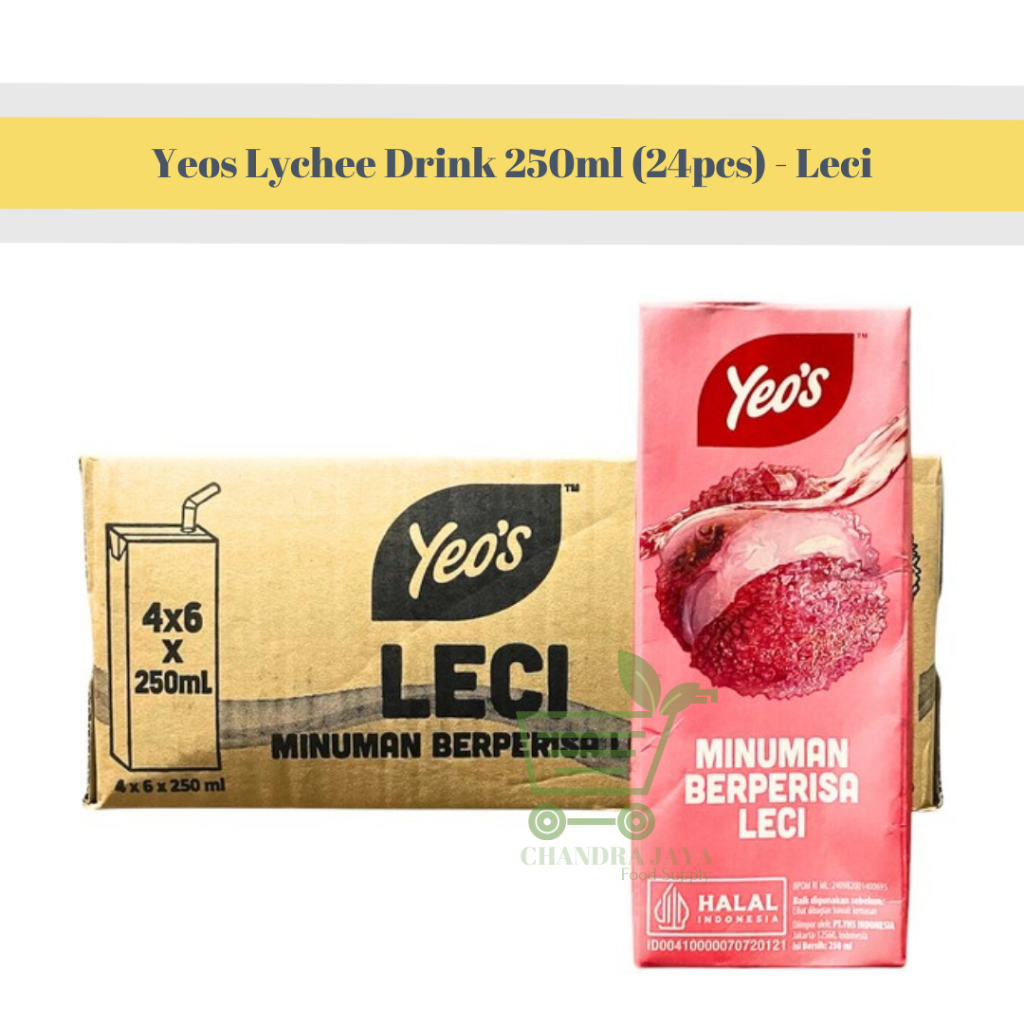 

Yeos Lychee 250ml (24pcs) - Yeo's Leci