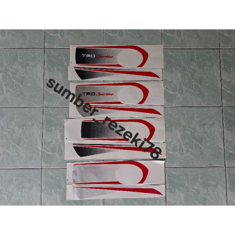 stiker ban serep TRD Sportivo rush Terios/stiker ban serep polos/stiker ban serep