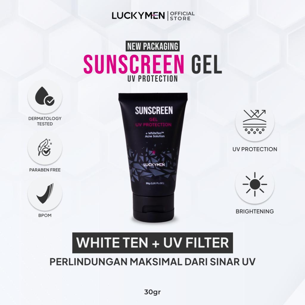 Luckyman Sunscreen Gel (Perawatan Wajah)