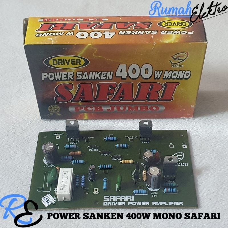 KIT DRIVER SANKEN 400W MONO SAFARI PCB JUMBO