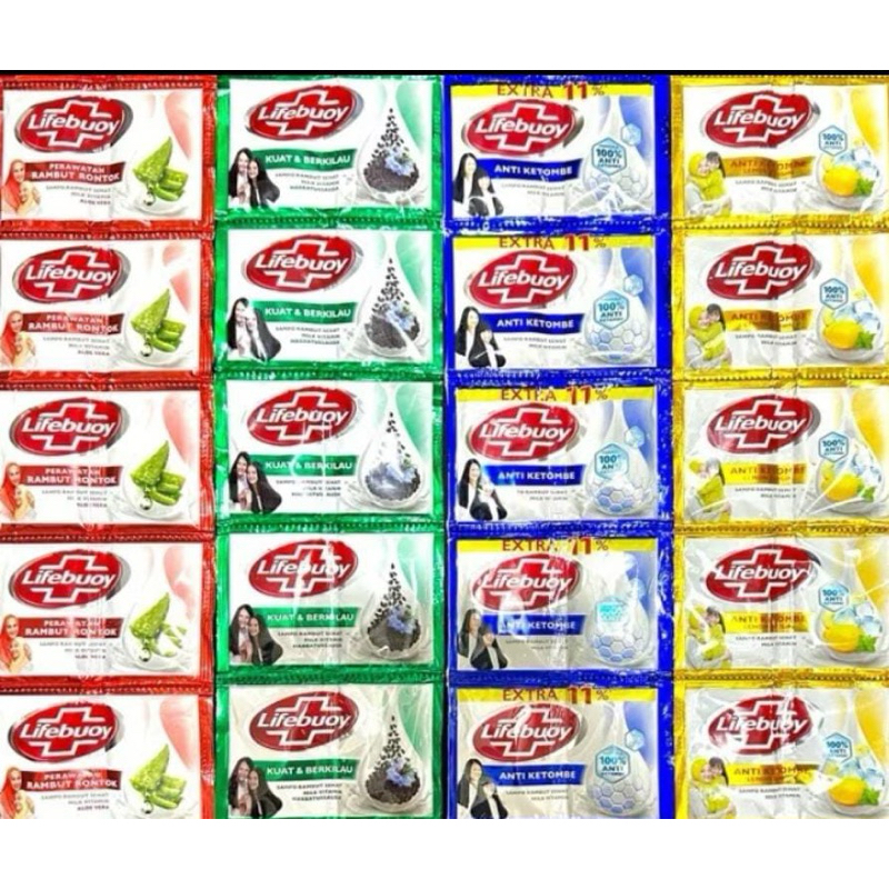 SHAMPOO LIFEBUOY MERAH KUNING HIJAU