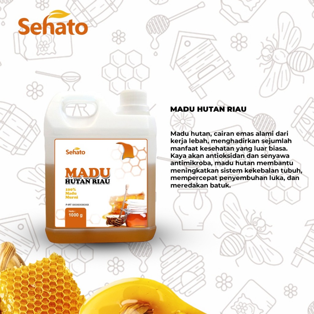 

Sehato Madu Hutan Riau Asli 1 Kg Madu Hutan Murni