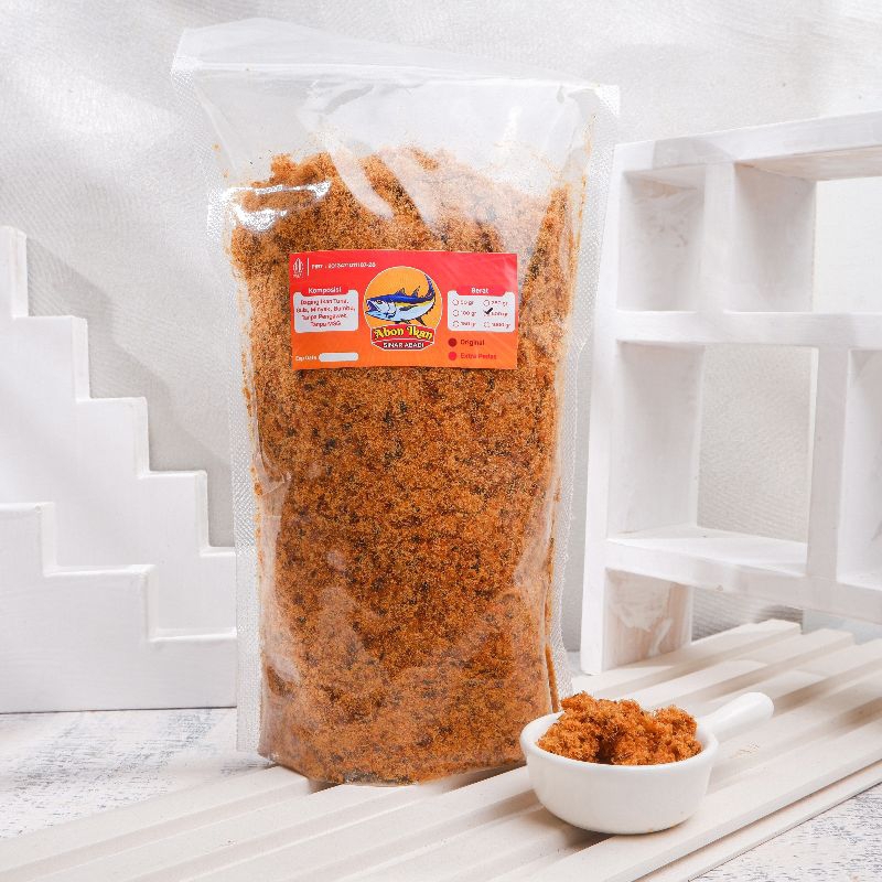

[IKAN TUNA 500GR] ABON IKAN ASLI JOGJA ORIGINAL & EKSTRA PEDAS ENAK MANIS GURIH