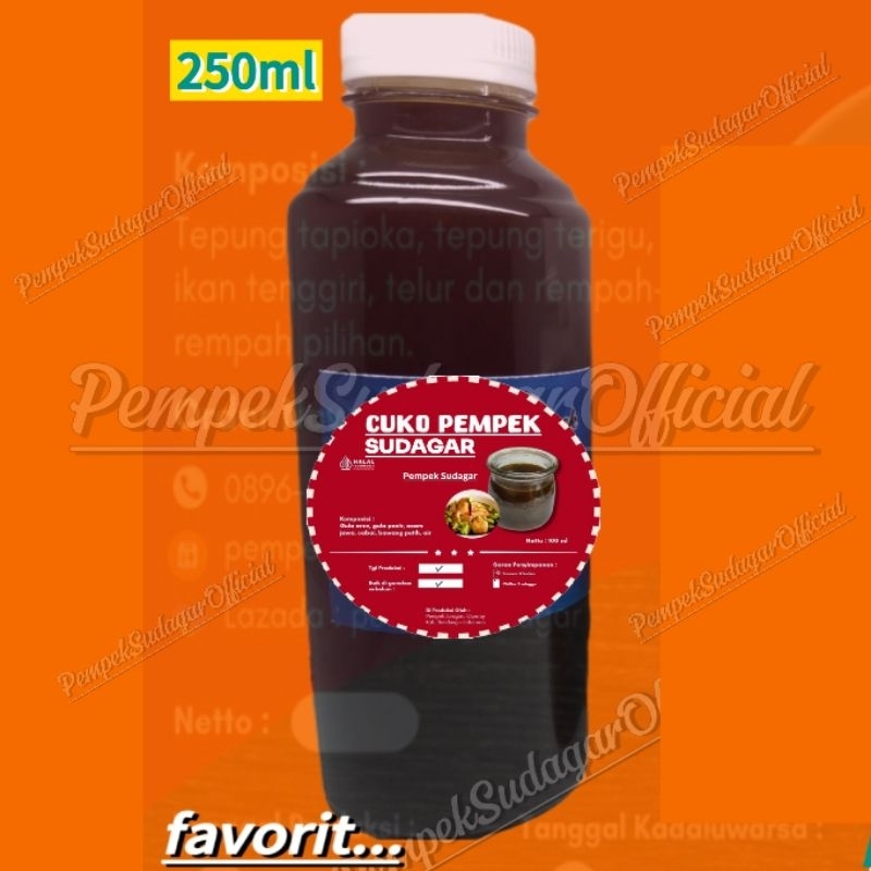 

Extra cuko pempek pedas 250ml