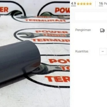 

Sock Sambungan Pipa 1" PVC Sok Lurus 1 inch