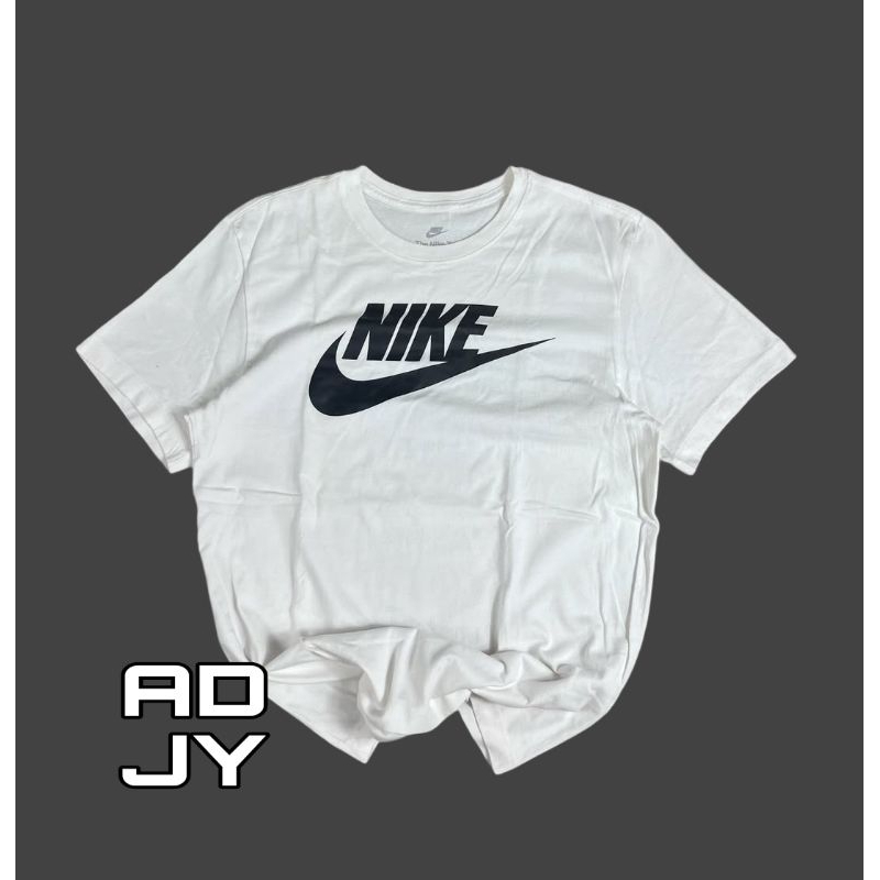 T-SHIRT NIKE WHITE BIG LOGO PREMIUM | KAOS PRIA WANITA BRANDED TERBARU KEKINIAN MURAH BERKUALITAS IM