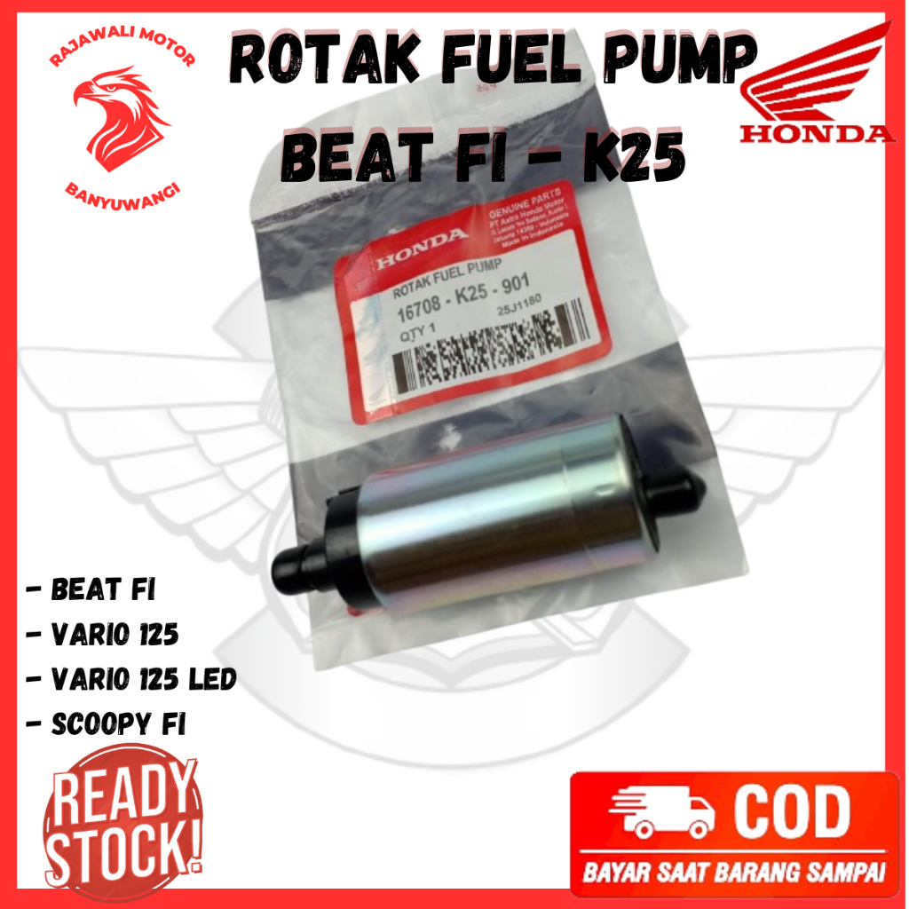 rotak pulpam beat fi ori - rotak beat fi - fuel pump motor beat fi - rotak vario125 old - K25