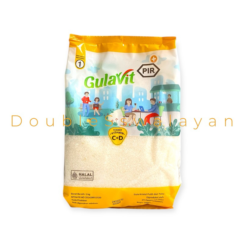 

Gulavit Gula Kristal Putih - 1 Kg