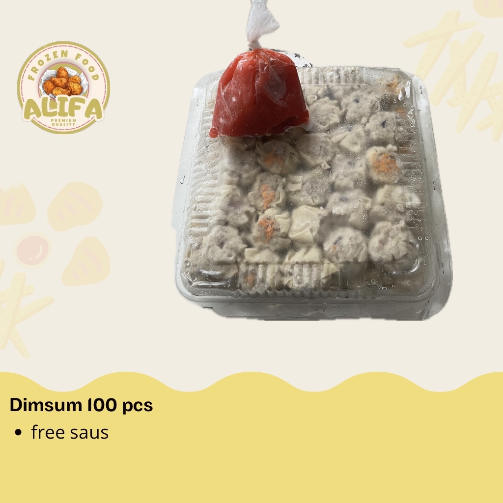 

Dimsum Frozen Premium 100 pcs Free Saus