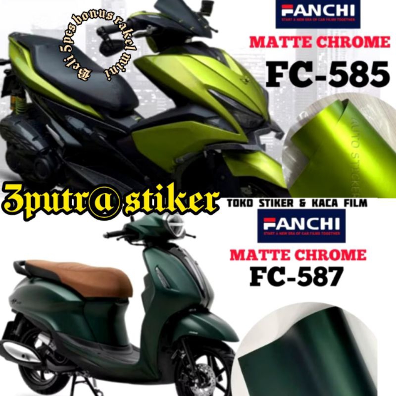 SKOTLET STICKER MOTOR MOBIL LEMON GREEN DARK GREEN TIFANY GREEN L 50cm