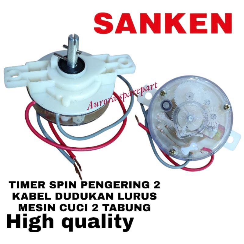 Timer Spin pengering 2 Kabel dudukan lurus mesin cuci Sanken 2 Tabung produk High quality