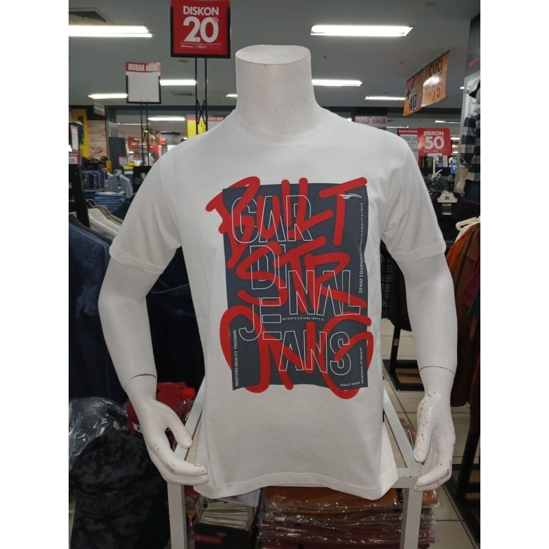 KAOS CARDINAL JEANS TERBARU PUTIH