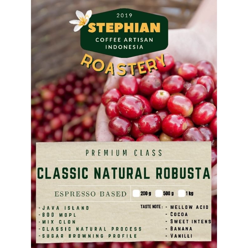 

Kopi Robusta Temanggung Natural 200 gram