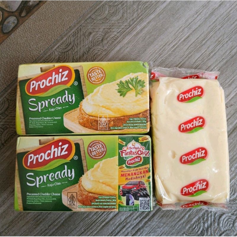 

Keju Spready prozis polos tanpa kemasan dus, Keju Mozzarella prozis polos tanpa kemasan dus 160gram