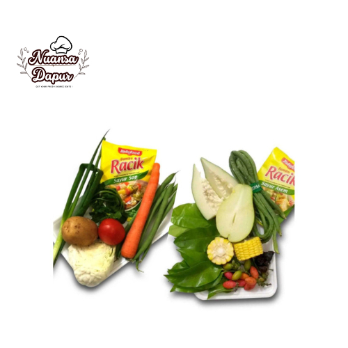 

PAKET SAYUR SOP DAN SAYUR ASEM +RACIK