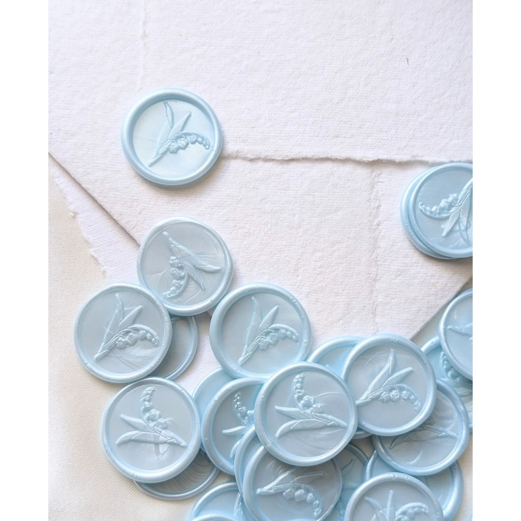 

(CLG) Calla Lily - 1 Pcs seal wax coin sticker siap pakai ready stock (Include double tape) / souvenir pernikahan / accesories / calligraphy / journaling / undangan / hampers