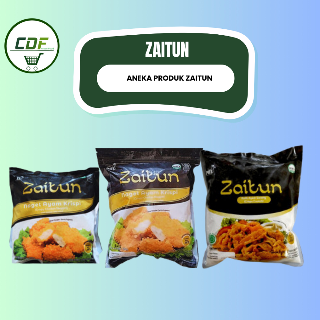 

ZAITUN Crispy Crunch & Crispy Nugget (250gr& 500gr)