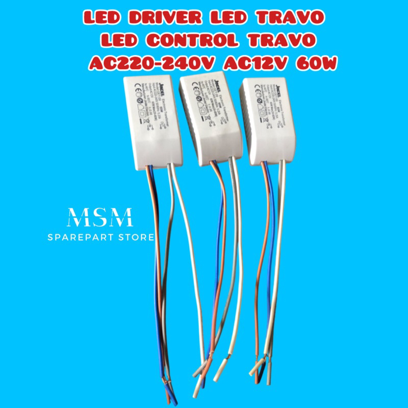 LED DRIVER LED TRAVO  LED CONTROL TRAVO  AC220-240V AC12V 60W