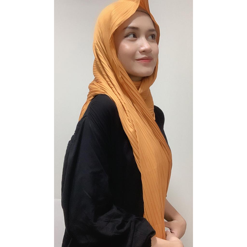 Jilbab Pashmina Plisket Hyget - Pashmina Plisket 155x55cm