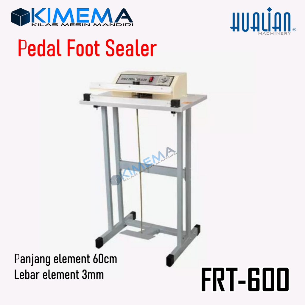 FRT 600 Mesin Press Plastik Injak Pedal Impulse Sealer 60 cm