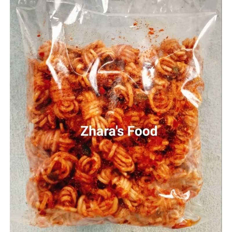 

seblak kering mie gulung pedas aroma daun jeruk 500 gram