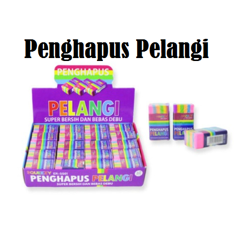 

Penghapus Pensil Fancy Pelangi