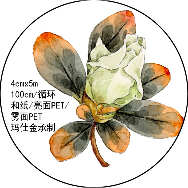 

Washi tape selotip transparan bunga cantik beautiful pretty flower journaling