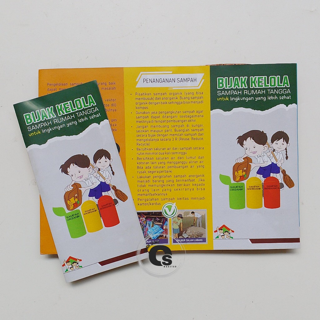 

Leaflet Bijak Kelola Sampah Rumah Tangga - Penyakit Akibat Sampah - Brosur Kesehatan