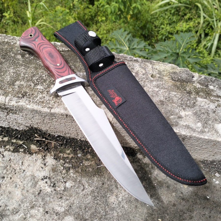 Pisau Survival Rambo SA33 Camping Bushcraft Outdoor