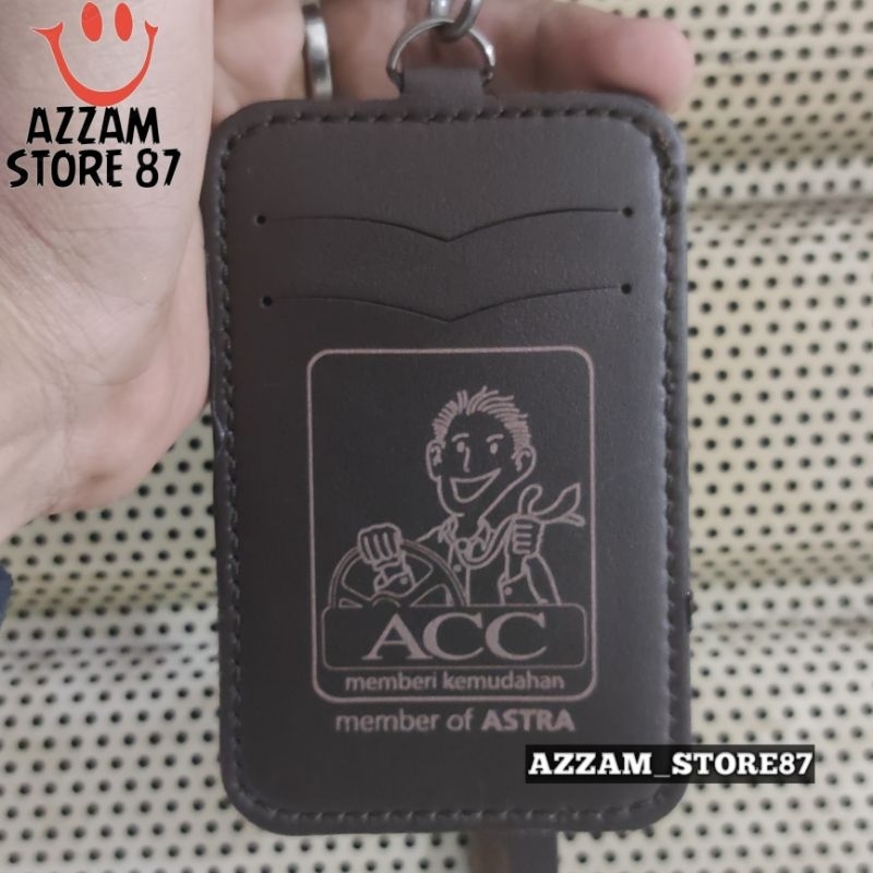 

Tali Lanyard Name Tag Holder ID Card Logo ACC Memberikan Kemudahan Member Of ASTRA