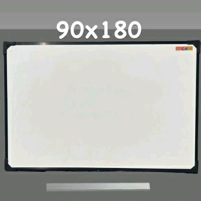 

White board / Whiteboard / papan tulis 90x180 cm bonus spidol dan penghapus
