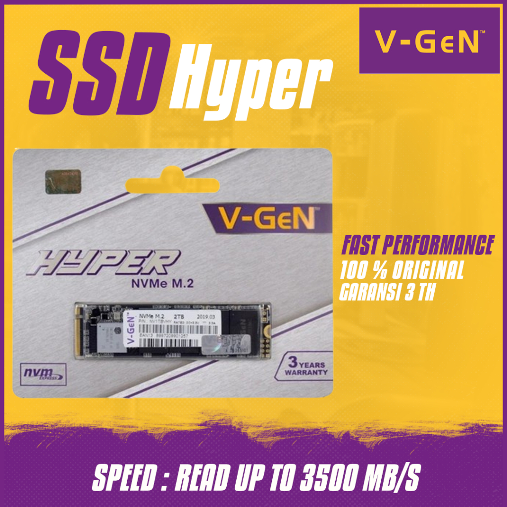 SSD VGEN M.2 NVme 256GB V-GEN Hyper SSD M2 NVme VGEN Original