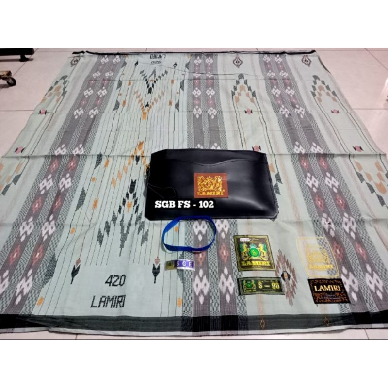 Sarung LAMIRI 420 Full Sutra Motif SGE SGB SKB Mix GOLD
