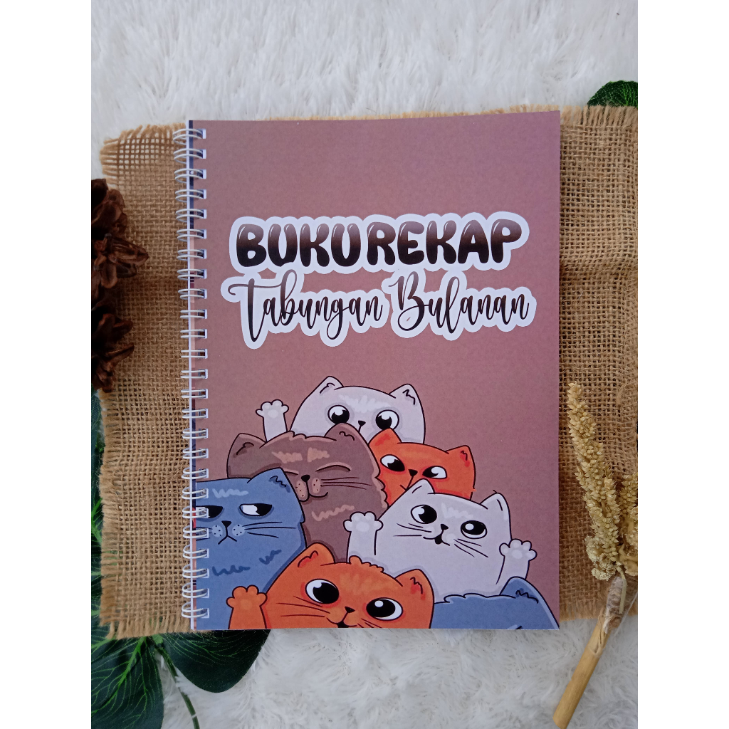 

ES88 BUKU REKAP TABUNGAN BULANAN KARTUN UK A5 JILID SPIRAL ISI 100 HALAMAN NON-CUSTOM