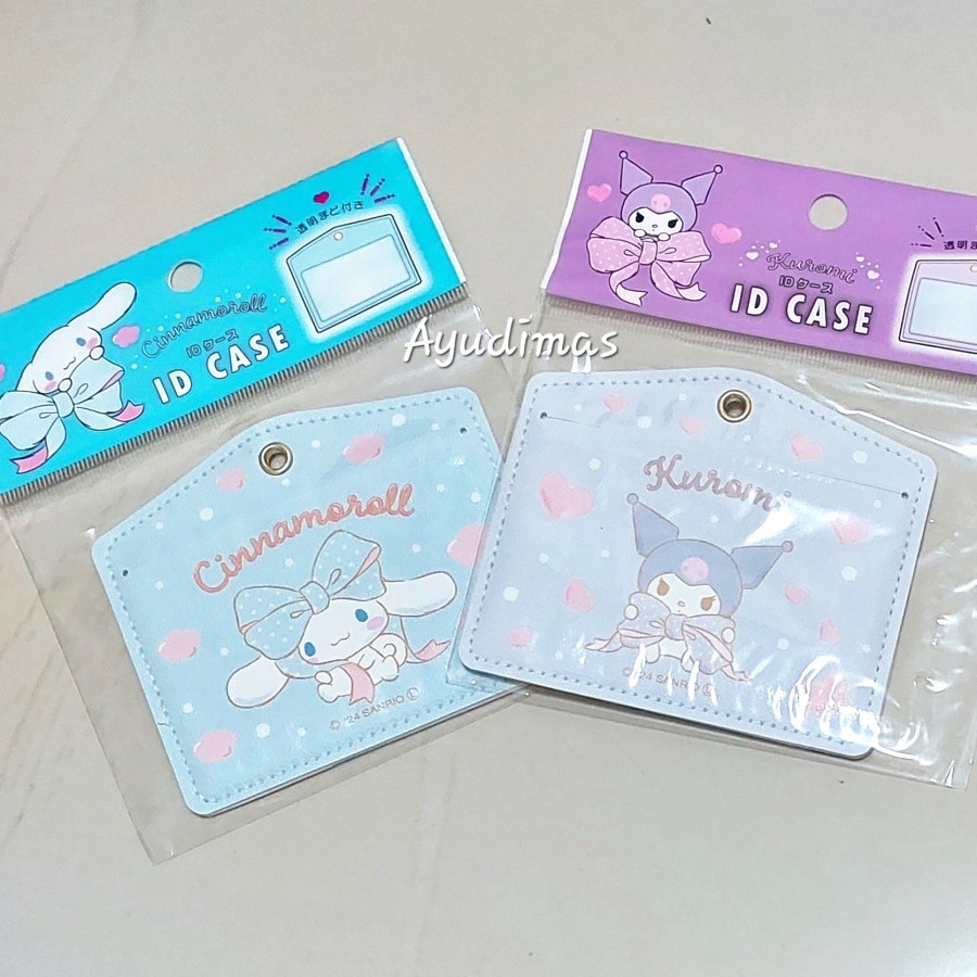 

Sanrio Cinnamoroll Kuromi ID Case / Name Taq Card Holder - Tempat Kartu Identifikasi Tanda Pengenal - Daiso