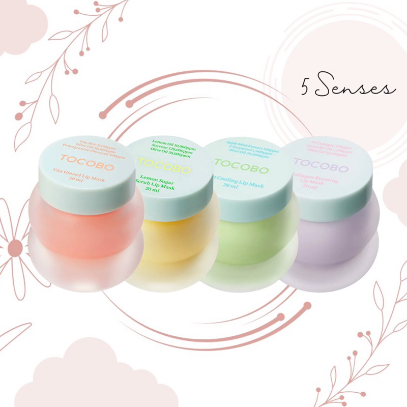 [READY STOCK] TOCOBO Vita Glazed Lip Mask 20ml / Lemon Sugar Lip Mask / Collagen Boosting Lip Mask /