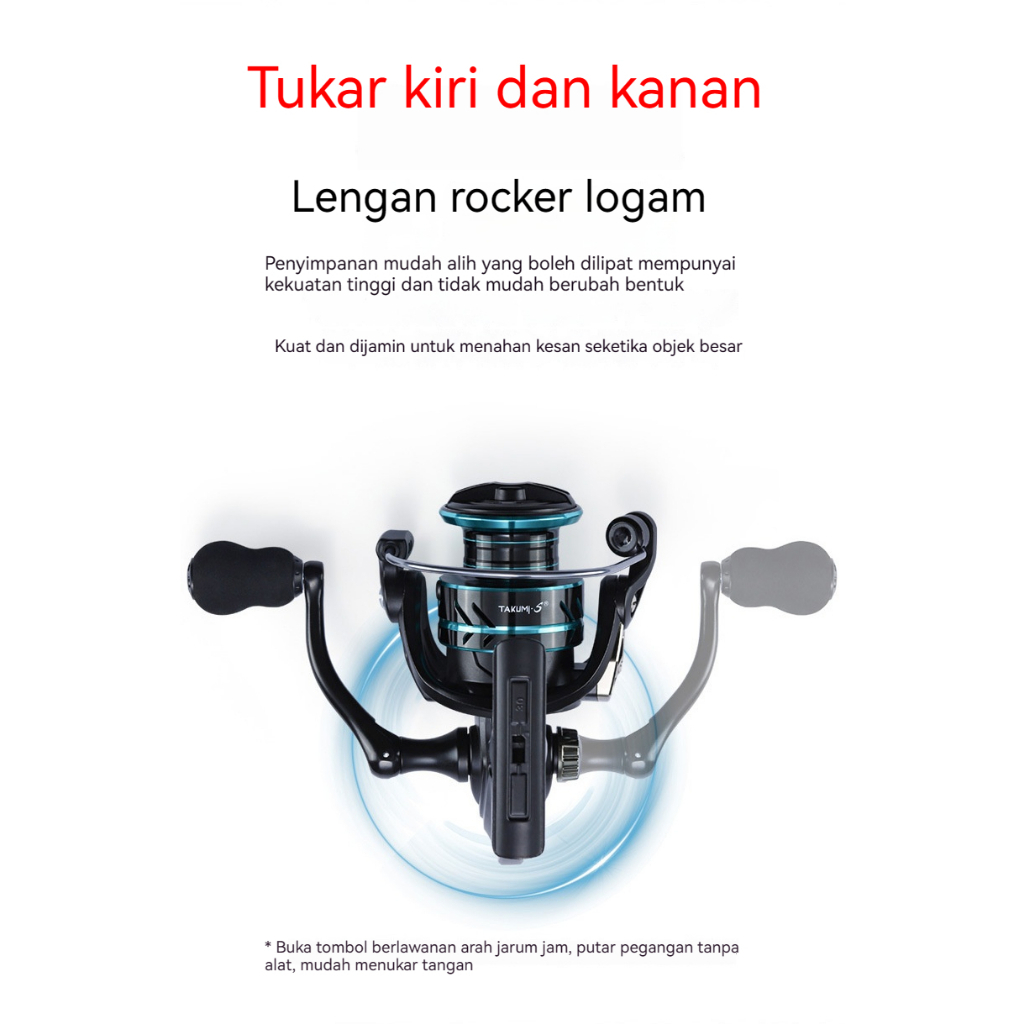 HOT PRODUCT Daido Fishing Reel Pancing Putar Rell Rill Pancing Katrol Kerekan Pancing Reel Spool