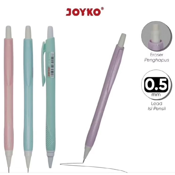 

pensil mekanik joyko MP-52 / pensil cetek 0.5 mm (1 pcs)