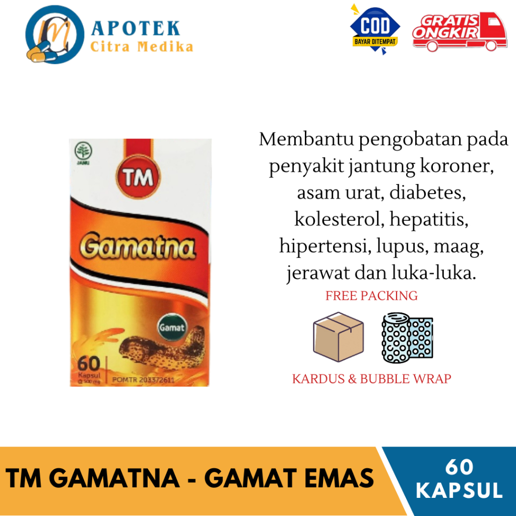 TM Gamatna Isi 60 Kapsul - Gamat Emas
