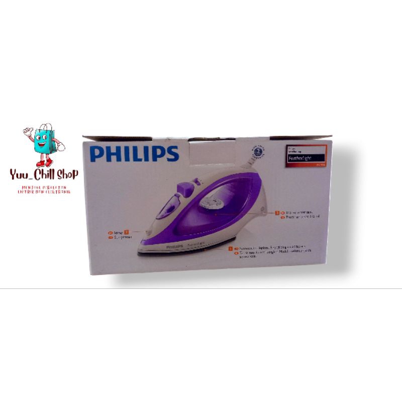Setrika Uap Philips watt kecil / Setrika Uap Low Watt Philips 400w GC1418