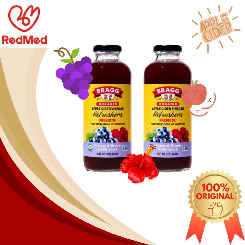 

BRAGG CONCORD GRAPE & HIBISCUS 473ML