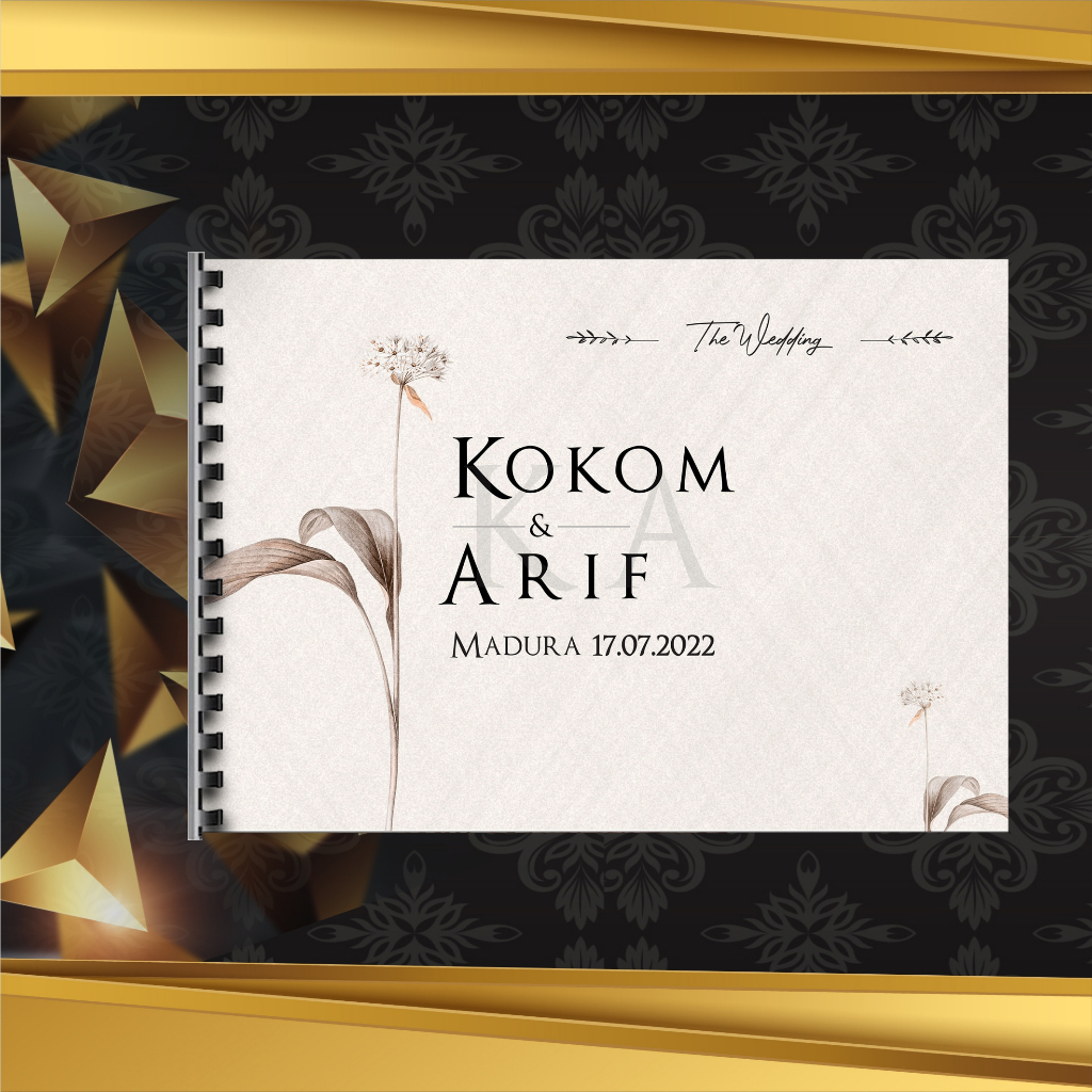 

BUKU TAMU COSTUM AAB