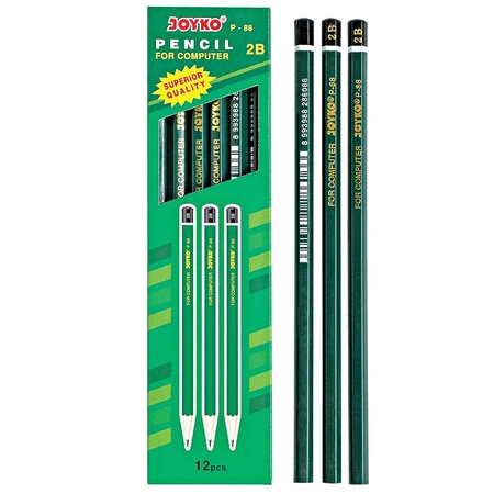 

Pensil 2B Joyko P-88 Hijau (12 Pcs)