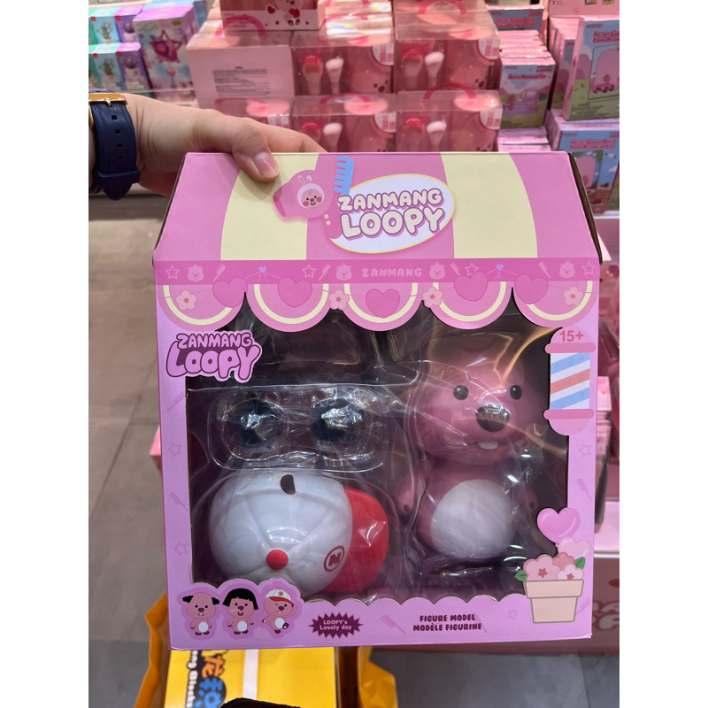MINISO X LOOPY 🩷 zanmang loopy styling figure model 15 cm