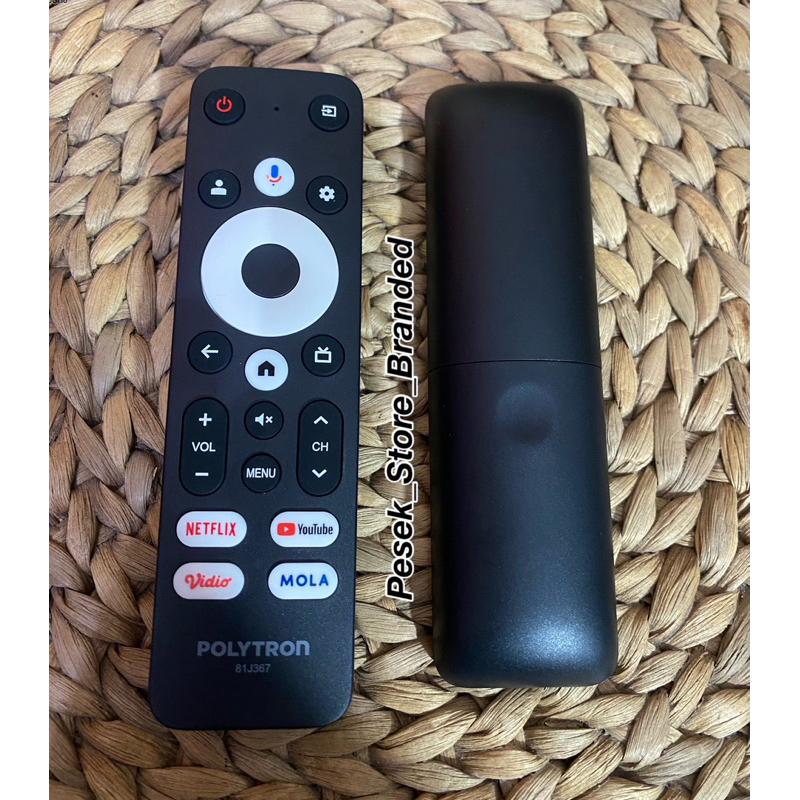 Remot Remote Smart Tv Polytron Original 81J367 baru dan garansi