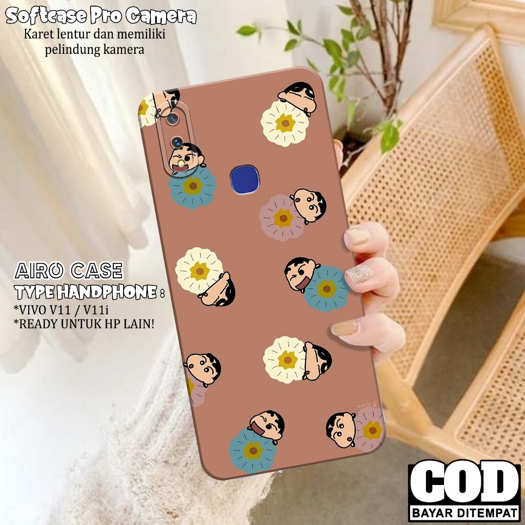 Case VIVO V11/V11i - Fashion Case KARTUN - Softcase VIVO V11/V11i - Silikon Pro Camera - Casing VIVO