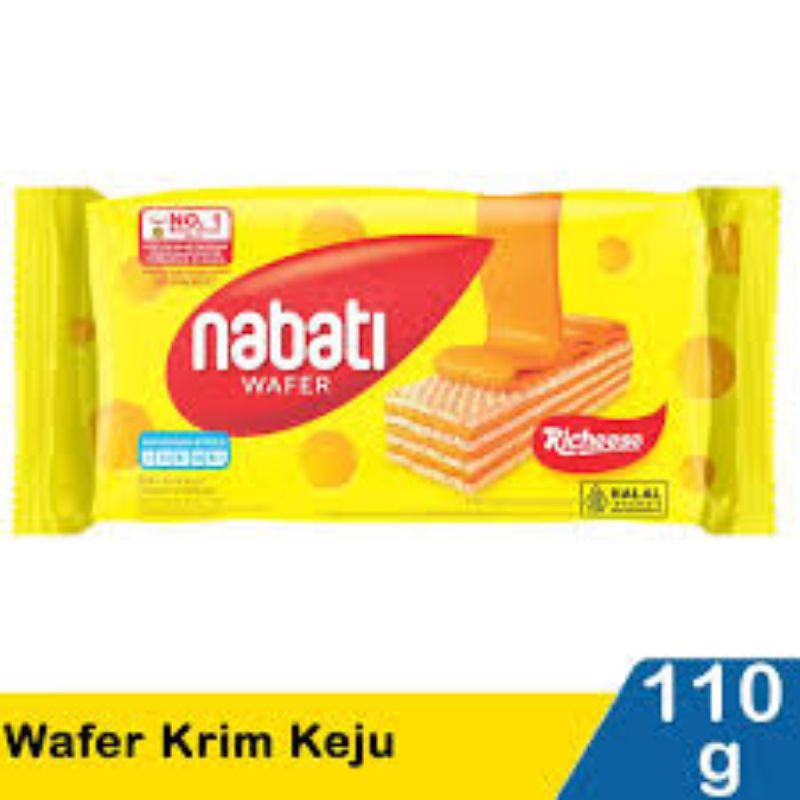 

Richesse Nabati Wafer Krim Keju 110g