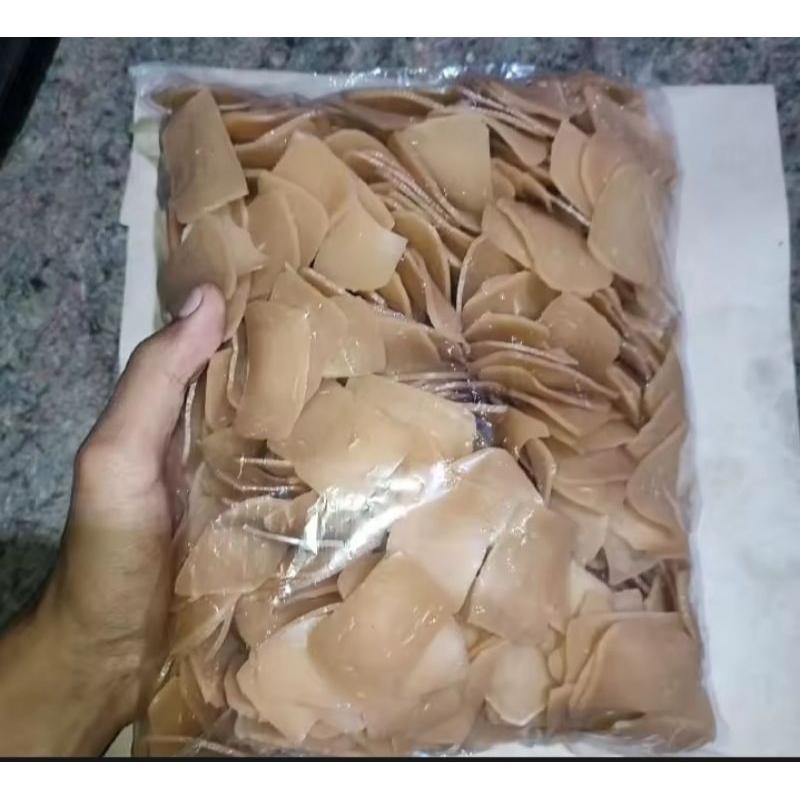 

TER ENAK krupuk Kupang rasa bawang enak gurih renyah krupuk Kupang mentah kemasan 500 gram dan 1 kilo