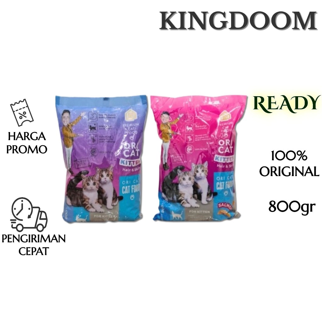 Ori Cat Kitten freshpack 800gr Makanan Kucing 2-12 bulan